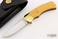4 Star 715 Lockback - Ivory Paper Micarta - Arizona Custom