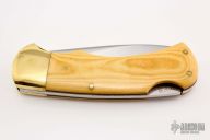 4 Star 715 Lockback - Ivory Paper Micarta - Arizona Custom