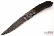 Damascus & Stag Linerlock - Spider