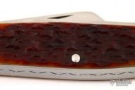 3 Blade Stockman - Amber Jig Bone Slipjoint