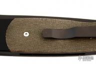 Brend Auto #1 - Ltd. - Green Linen Micarta / DLC Black Blade