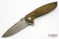 50/50 - Green Canvas Micarta
