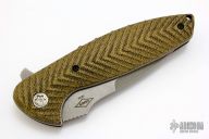50/50 - Green Canvas Micarta