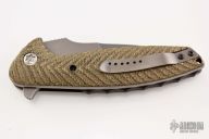 50/50 - Green Canvas Micarta