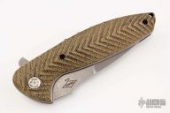 50/50 - Green Canvas Micarta