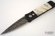 Godson - Custom Damascus / Satin Black / Mastodon Tooth