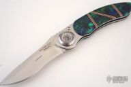 LM23120 Paul Presto Folder - Green Malachite & Coral