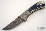 Warthog Ivory & Damascus Linerlock