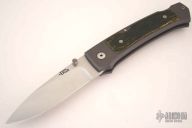 Titanium Lockback w/ Jigged Bone Inlays