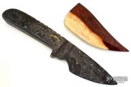 Full Damascus Fixed Blade