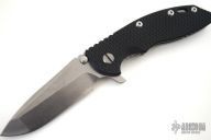 XM-18 Framelock Flipper - 3 1/2" (Tumble Finish / Black)