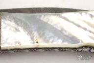 Damascus & Pearl Lockback Dagger