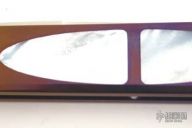 Godfather Custom - Hand Ground / Anodized Titanium w/ Pearl Inlays