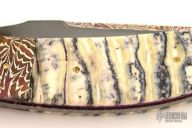 Damascus & Mammoth Tooth Folder