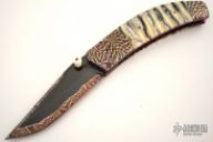 Damascus & Mammoth Tooth Folder