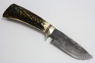 Sheath Knife - Stag Handle by Moriya