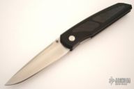 Harkins ATAC D/A 803 - Black Handle w/ Carbon Fiber / Satin Blade