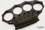 Carbon Fiber Knuckles w/ Olive Green Wrap