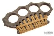 Carbon Fiber Knuckles w/ Brown Wrap