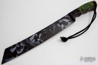 Custom Chopper with Leather Sheath