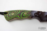 Custom Chopper with Leather Sheath