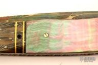 Damascus & Black Lip Pearl Folder