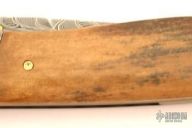 Damascus & Mammoth Ivory Folder