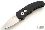 RUNT J4 4411 - Black Handle / Satin Blade