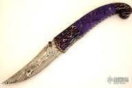 Damasteel & Lavender Stone Folder