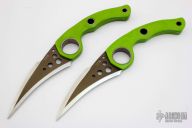 Playmates Tactical Hawkbill Karambit - Right and Left Handed Set