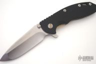 XM-18 Framelock Flipper - 3 1/2" (Hand-Ground / Black G10)