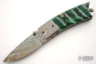 Damascus & Mammoth Tooth Folder