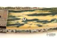 Damascus & Mammoth Ivory Folder