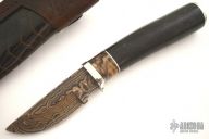 Damascus & Gemsbok Horn Hunter