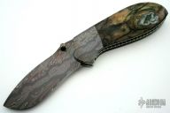 Damascus & Mammoth Tooth Folder
