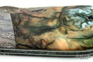 Damascus & Mammoth Tooth Folder