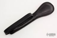 9" Black Leather Sap