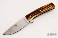 "FR" Linerlock Flipper - Jigged Bone