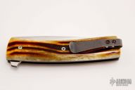 "FR" Linerlock Flipper - Jigged Bone