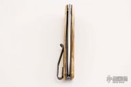 "FR" Linerlock Flipper - Jigged Bone