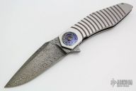Accomplice Flipper - Damasteel and MokuTi