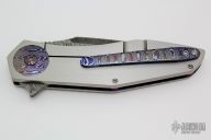 Accomplice Flipper - Damasteel and MokuTi