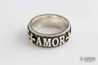 Amor Vincit Omnia Ring - Size 10