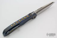 ANAX Tanto - Mirror Polished Blue/Bronze Frame