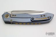 ANAX Tanto - Mirror Polished Blue/Bronze Frame