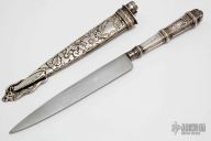 Antique Silver Boot Knife