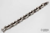 Axe Link Sterling Bracelet - Skull