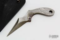 Baby UUK Neck Knife - Damascus