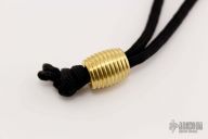 Bee Hive Bead - Brass