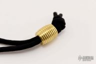 Bee Hive Bead - Brass